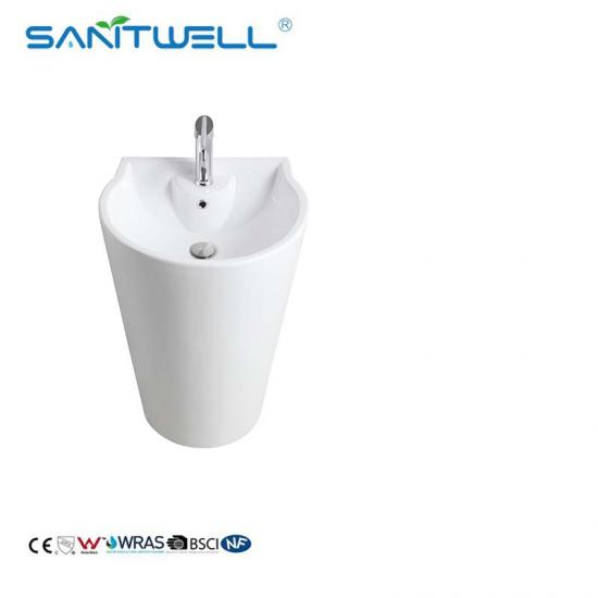 Pedestal wash basin