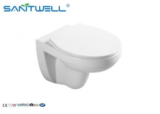 Wall hung toilet, ceramic
